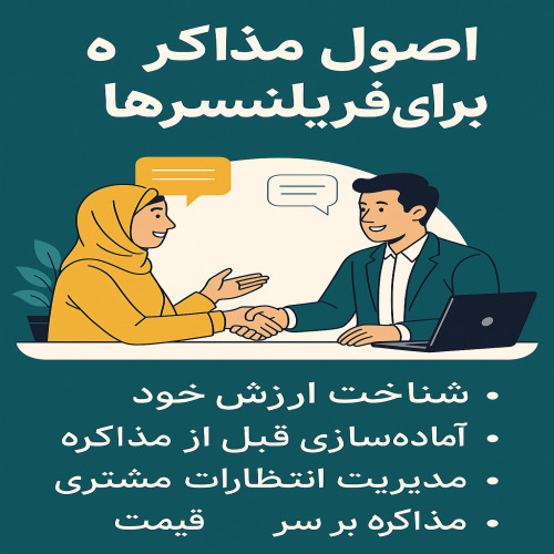 اصول مذاکره برای فریلنسرها
