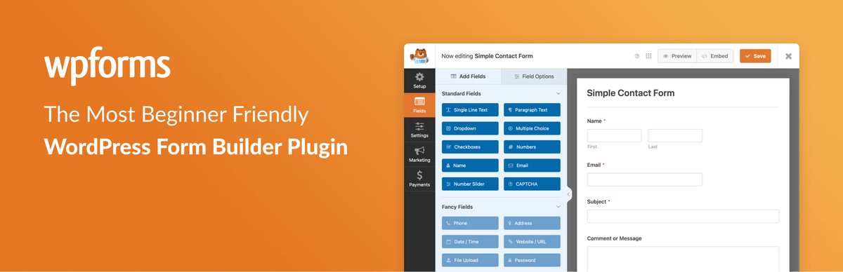 افزونه فرم‌ساز وردپرس WPForms نسخه پرمیوم